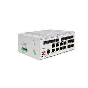 8-Port Gigabit +12G SFP Industrial Fast Ring Managed Switch